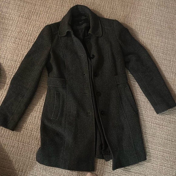 ESPRIT Dark Grey Coat Medium - Picture 1 of 2